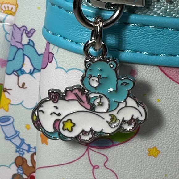 New Loungefly Care Bears AOP Mini Backpack NWT 40th Anniversary Bag - Picture 4 of 11